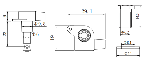 M-2006 尺寸图