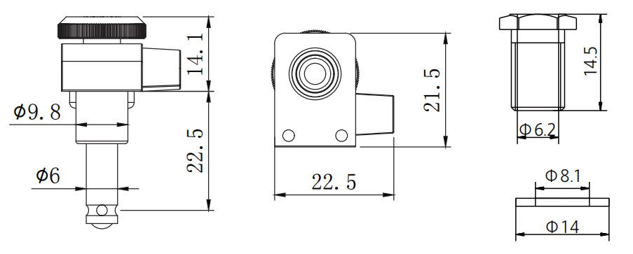 M-4101SL 尺寸图