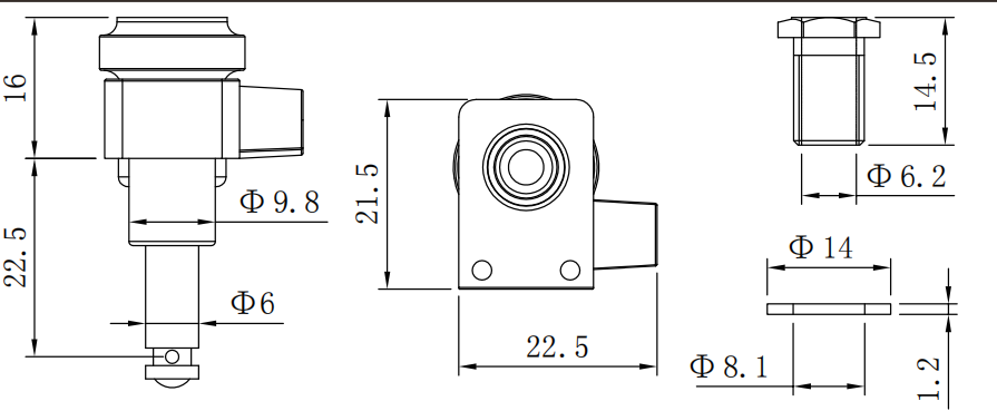 M-4110SH drawing
