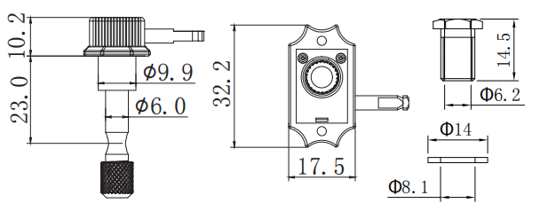 M-7386S 尺寸图